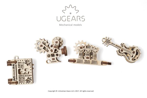 U-Fidget Creation – Puzzle 3d Mécanique en bois – Ugears France + 2