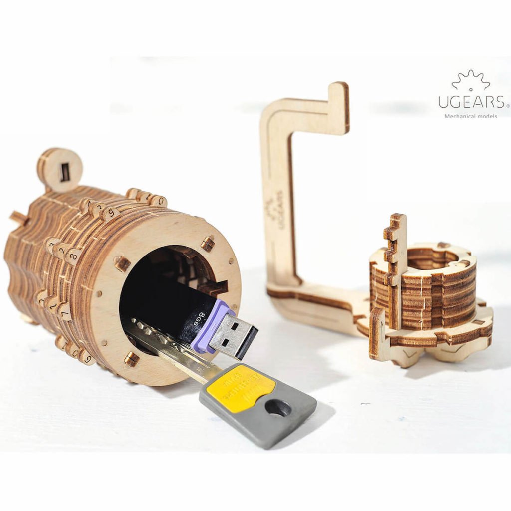 Puzzle UGEARS Aquarium Mechanical Model 3D 325 Peças