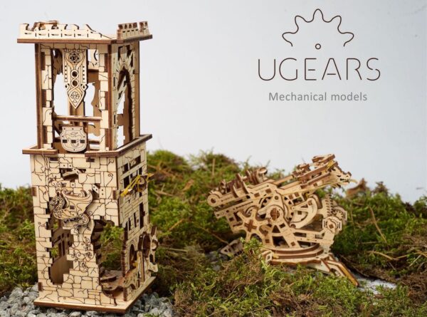 Arbalète à Tour – Puzzle 3D Mécanique – Ugears France + 4