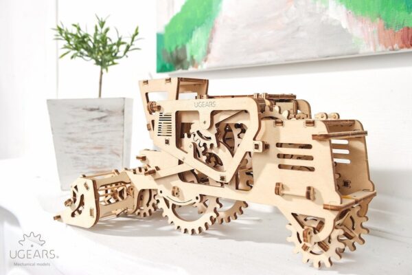 Moissonneuse-batteuse – Puzzle 3d Mécanique en bois – Ugears France + 5