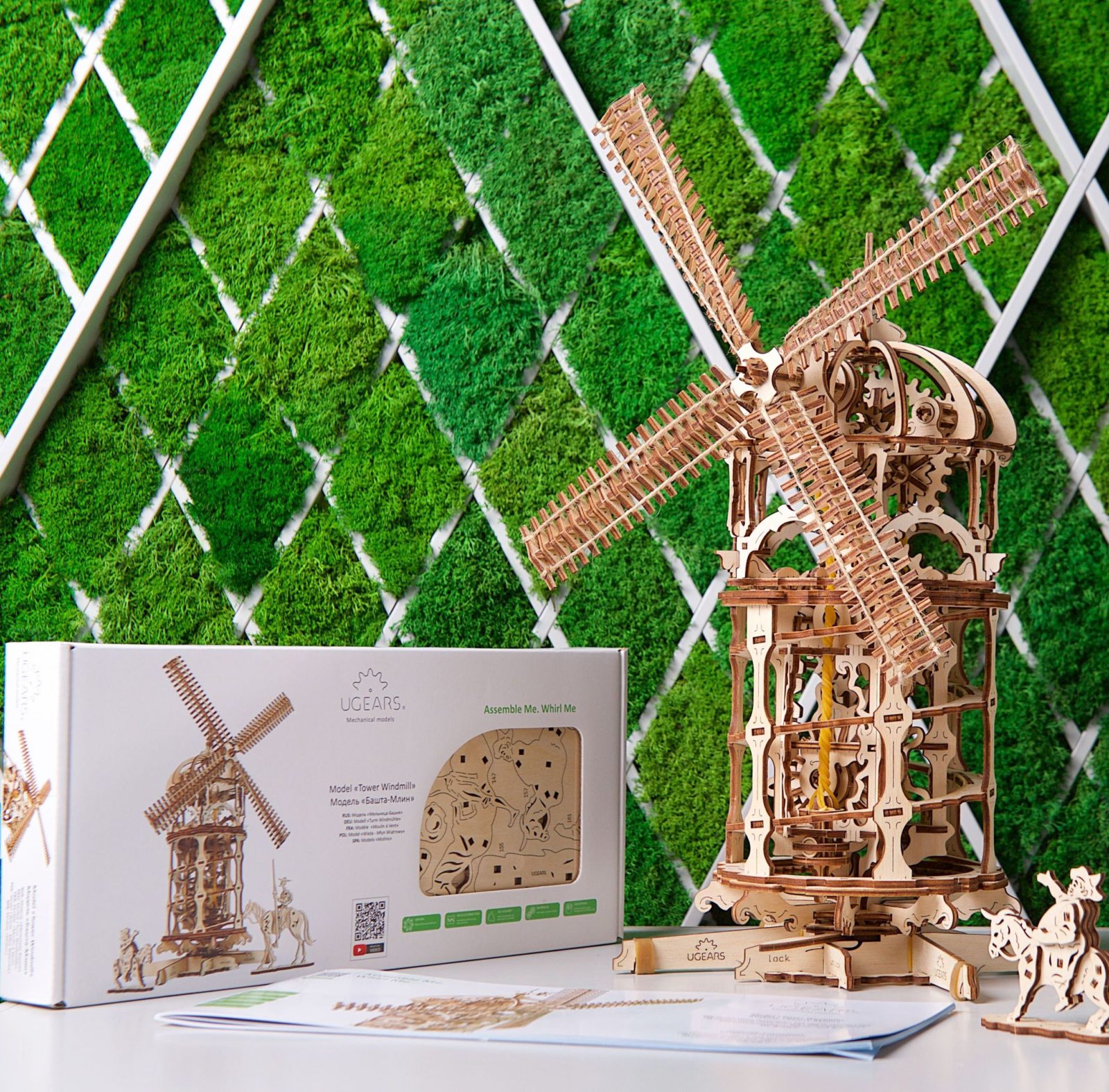 Puzzle 3D - Moulin à vent - Puzzle 3D - Moulin à vent des Pays-Bas - 61  pièces 
