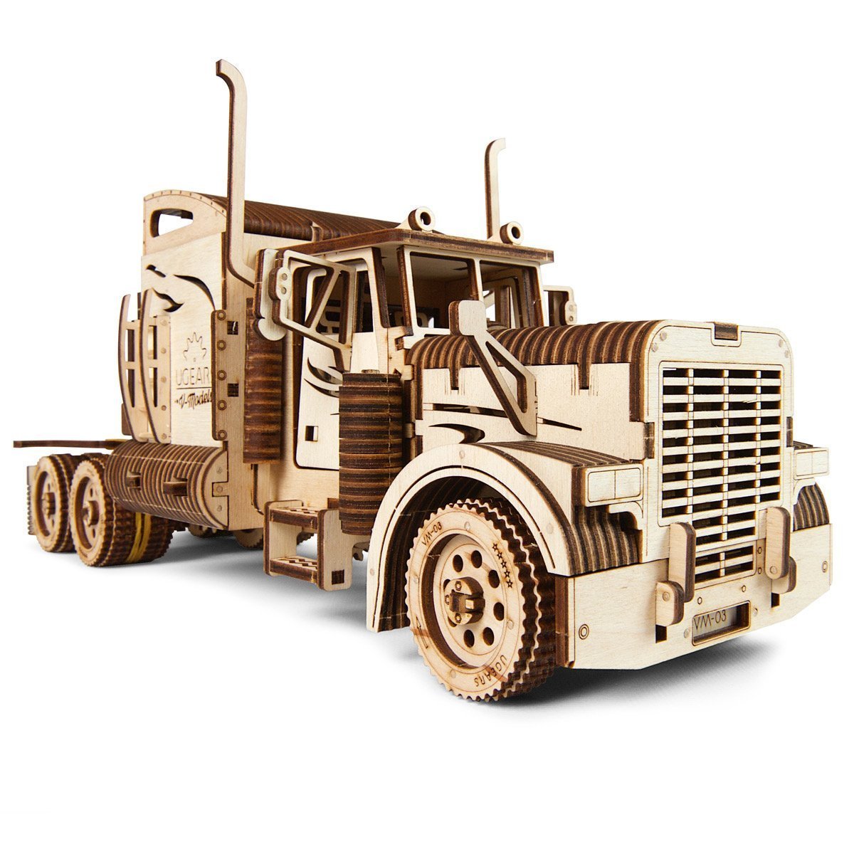 PUZZLE 3D en Bois • Camion Américain – L'esprit Bois