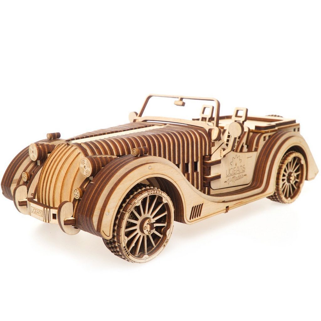 EWA Eco Wood Art Char Militaire T 34 85 Puzzle 3D mécanique en Bois