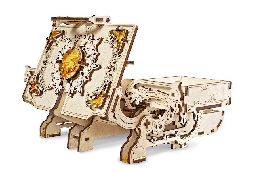 44€59 sur Puzzle DIY Creative 3D en bois Boîte à bijoux cadeau d'assemblage  pour enfant adulte - Beige - Puzzle - Achat & prix