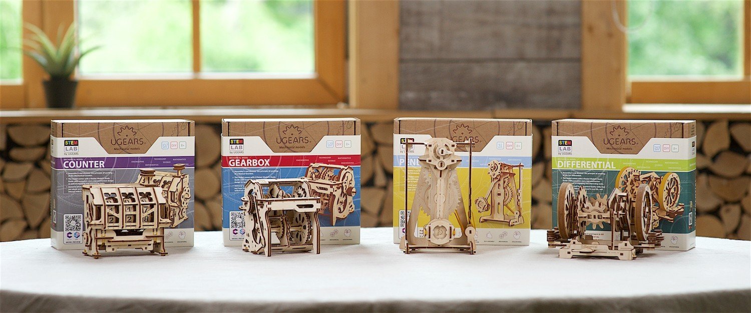 Puzzle 3D Ugears Appareil en bois mécanique pour les jeux de table - Puzzle  3D - Achat & prix