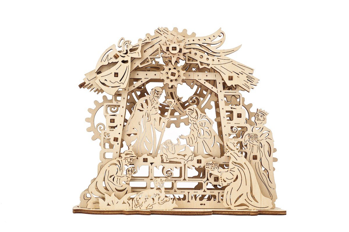 Crèche Ugears – Puzzle 3d en bois Crèche Ugears – Puzzle 3d en bois3
