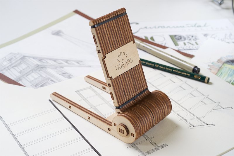 Support Téléphone Pliable Ugears 3 Support Téléphone Pliable Ugears