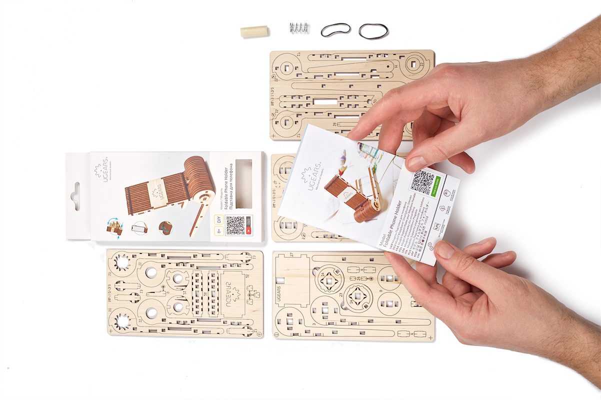 Support Téléphone Pliable Ugears 8 Support Téléphone Pliable Ugears