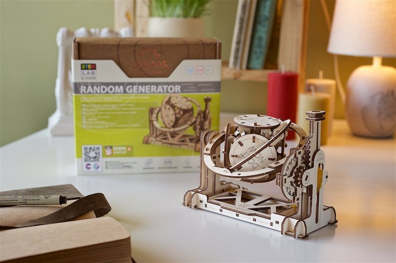 Générateur Aléatoire STEM Ugears – Puzzle 3d en bois 3 Générateur Aléatoire STEM Ugears – Puzzle 3d en bois 7