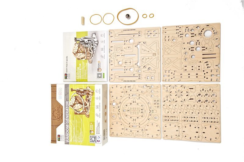 Générateur Aléatoire STEM Ugears – Puzzle 3d en bois 4 Générateur Aléatoire STEM Ugears – Puzzle 3d en bois 7