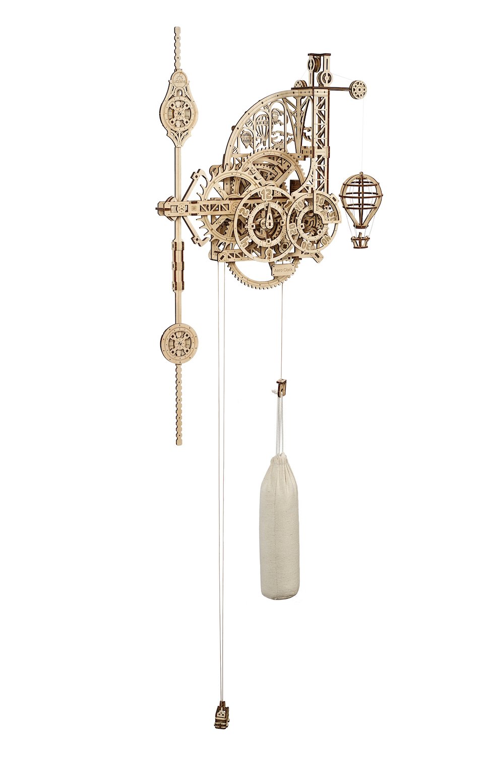 Horloge-Aéro Ugears – Puzzle 3d en bois 8