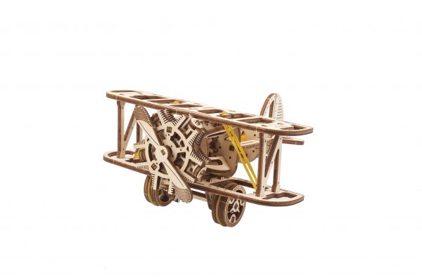 Mini-Biplan Ugears – Puzzle 3d en bois