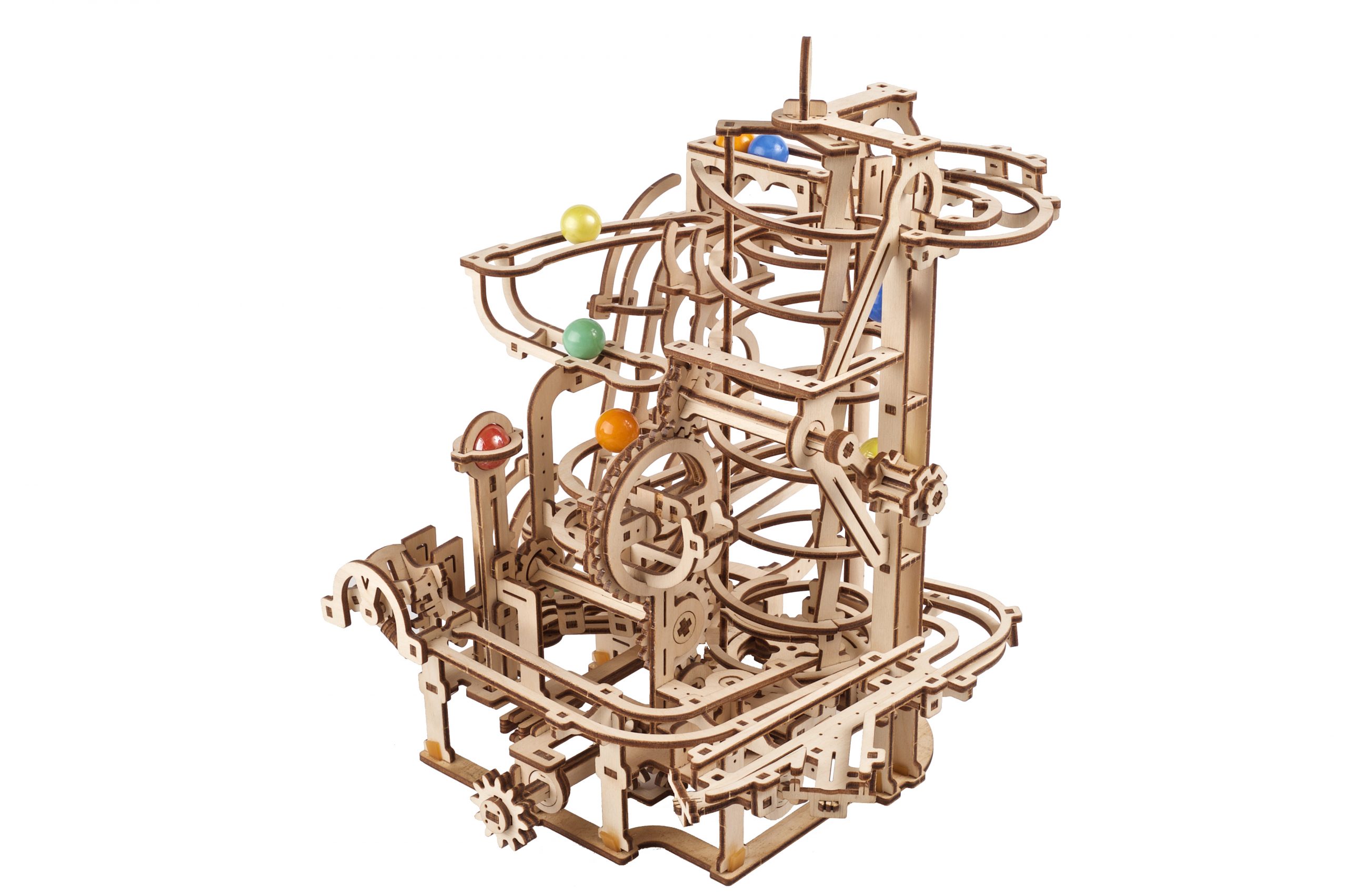 Acheter UGEARS Kit de course à billes en bois - Puzzle 3D Palan à billes en  bois avec mécanisme de levage à 3 étapes et 10 billes