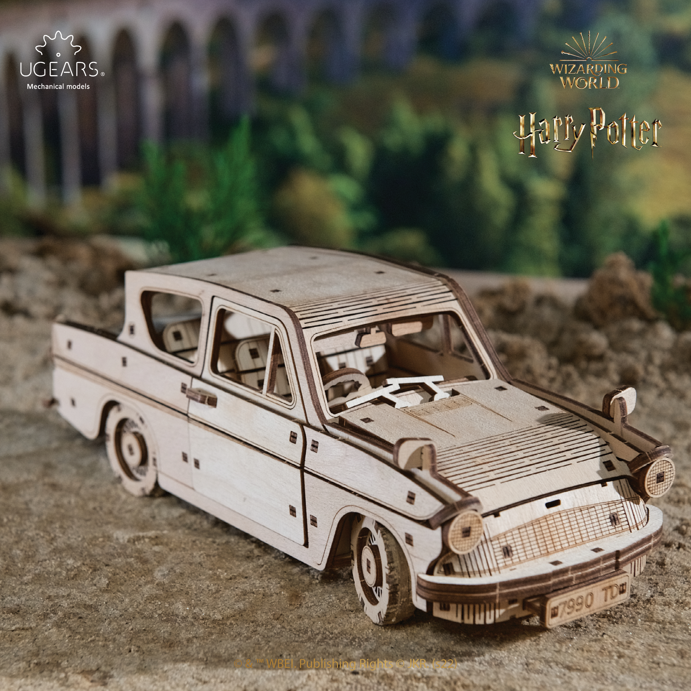Puzzle 300 pièces : Super 5D puzzle Harry Potter : Voiture volante Ford  Anglia