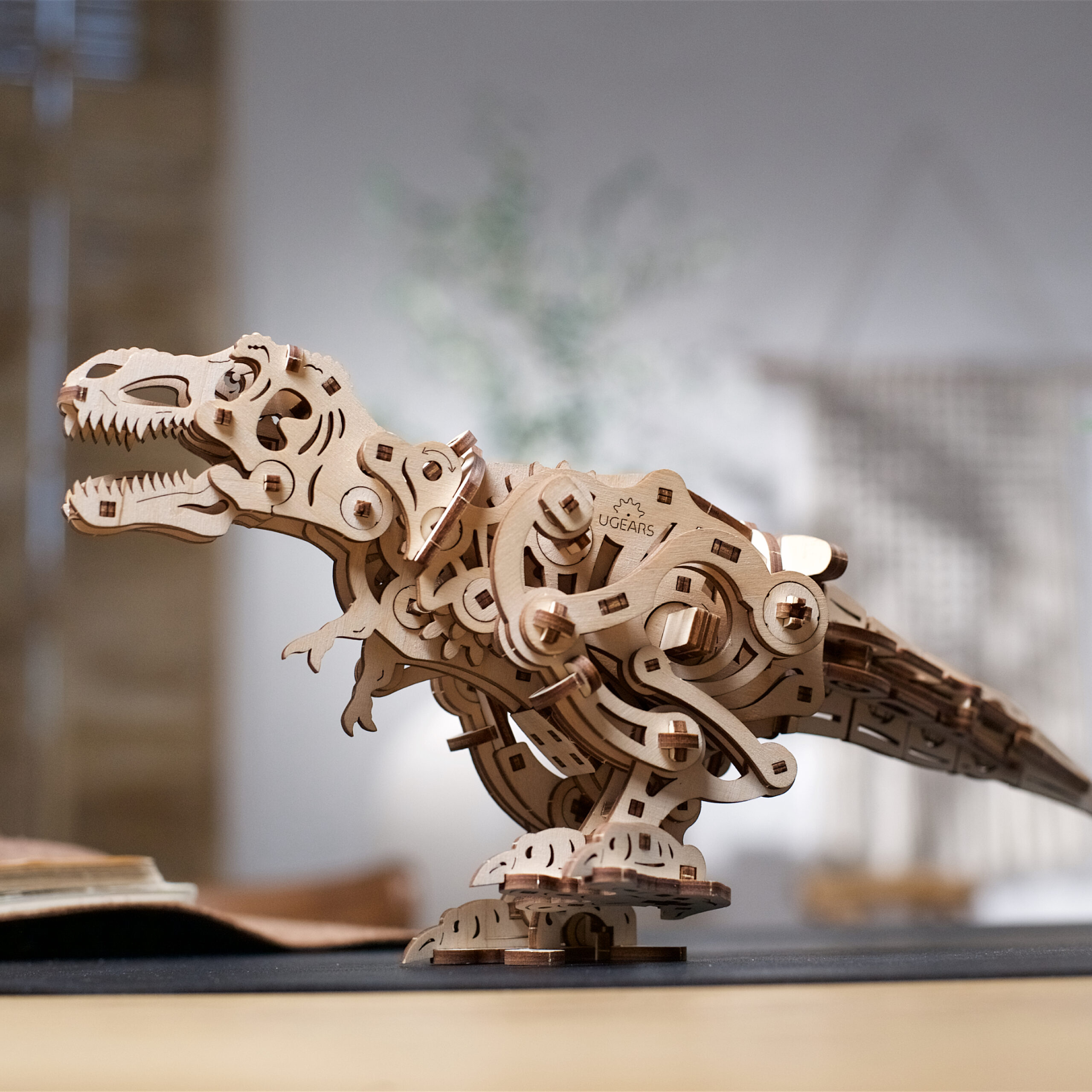 Dinosaure préhistorique 3D puzzles en bois découpés au laser garniture bas  garço