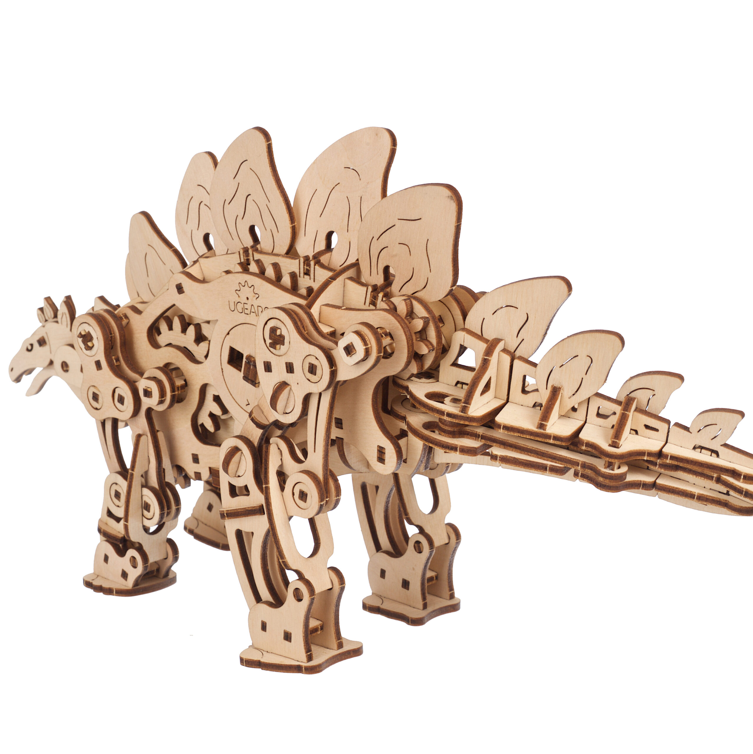 Dinosaure 3D en bois naturel à monter - Maquettes en bois - 10 Doigts
