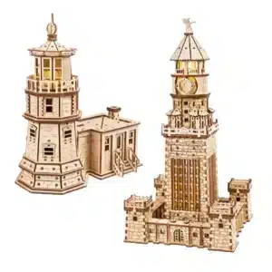 Phare Split Rock + Phare d'Alexandrie- Puzzle 3D en bois